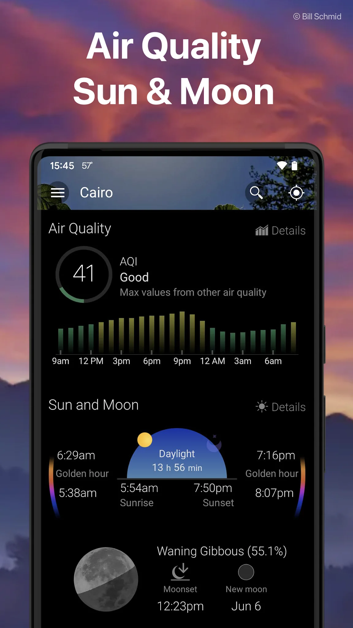 Snímek obrazovky Počasí a widget - Weawow 5