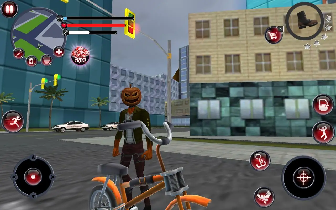 Скриншот Rope Hero 1