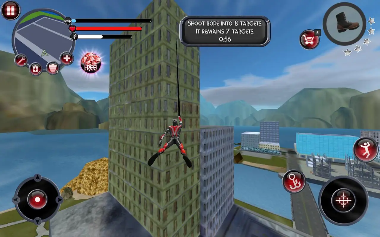 Скриншот Rope Hero 3