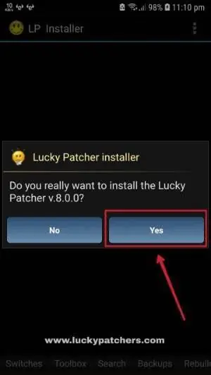 Lucky Patcher Installer képernyőkép 1