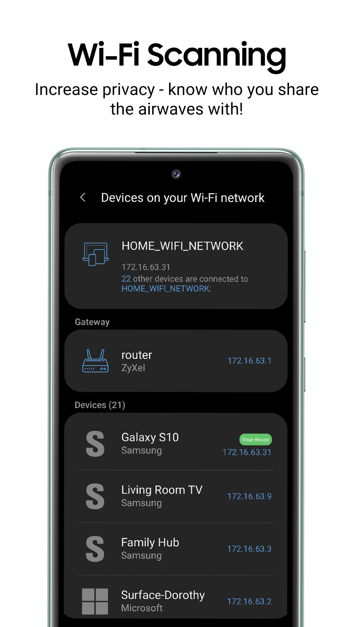 Schermata Samsung Max VPN 7