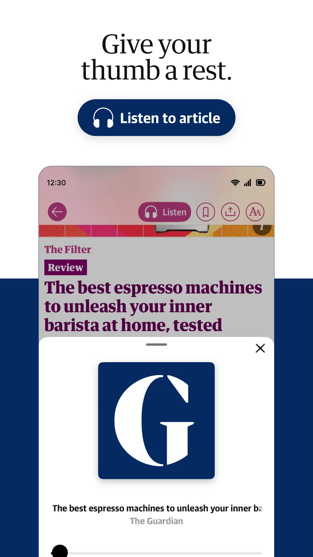 Снимка на екрана The Guardian 3