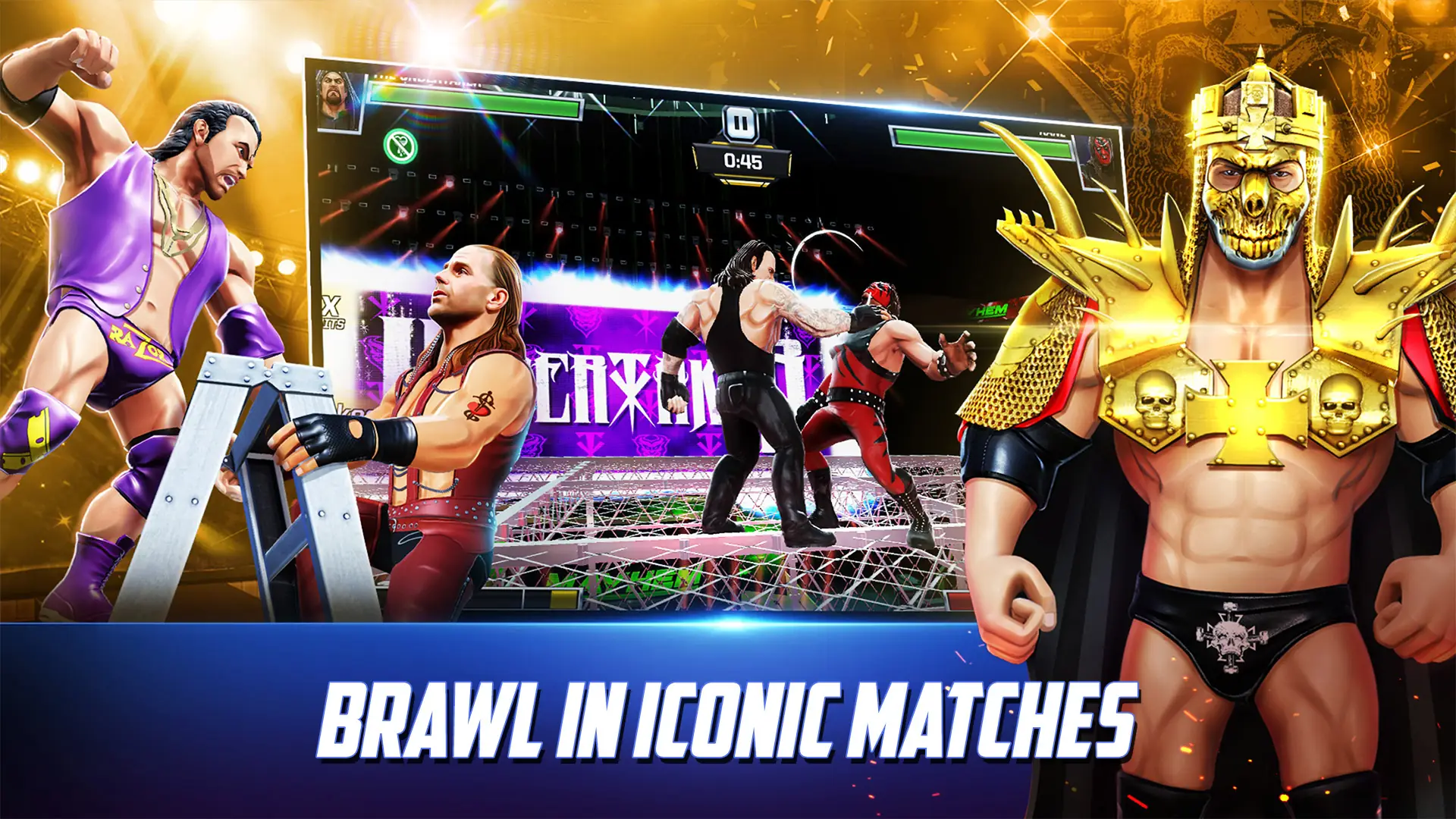 Snímek obrazovky WWE Mayhem 4