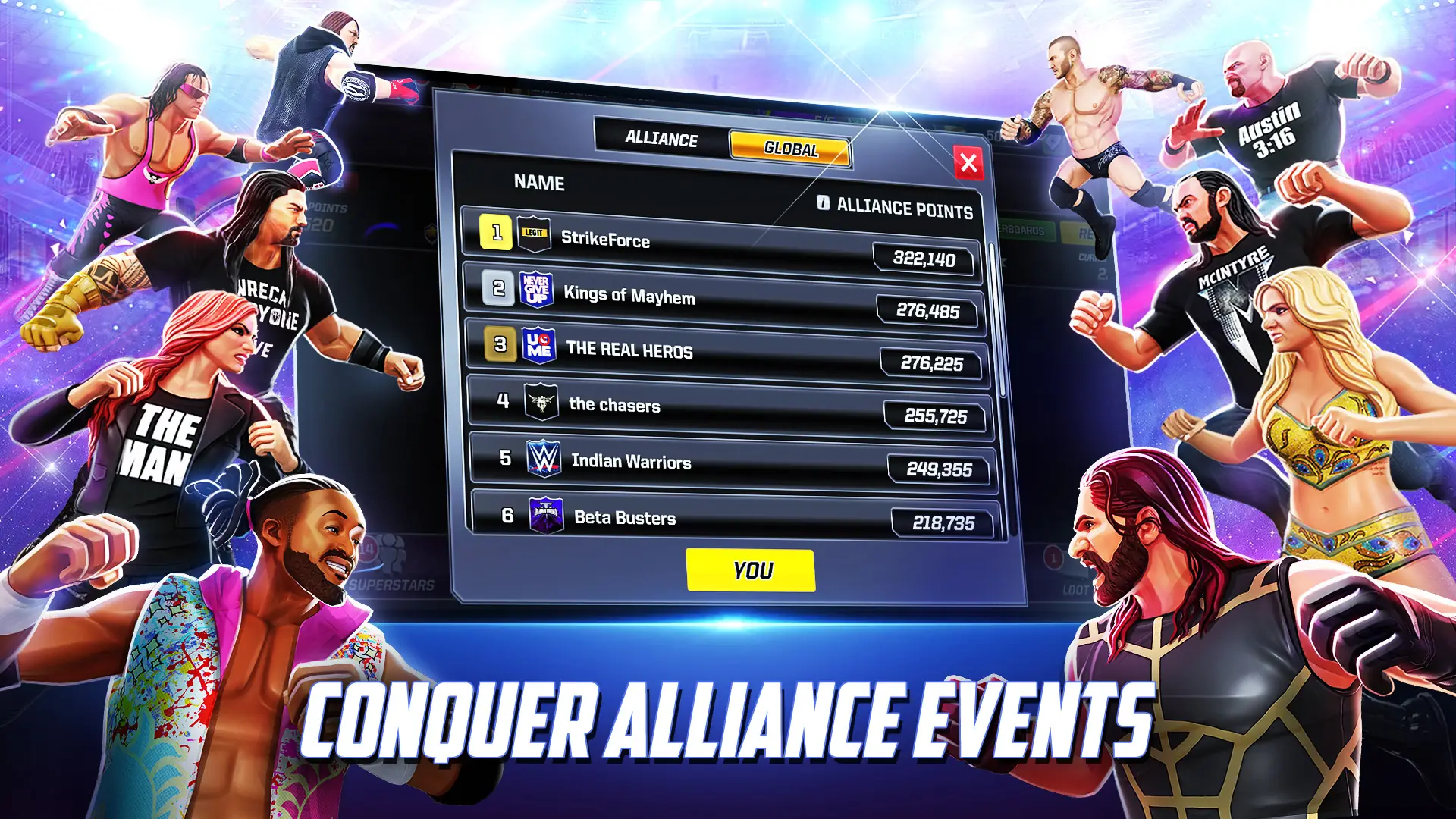 Snímek obrazovky WWE Mayhem 6
