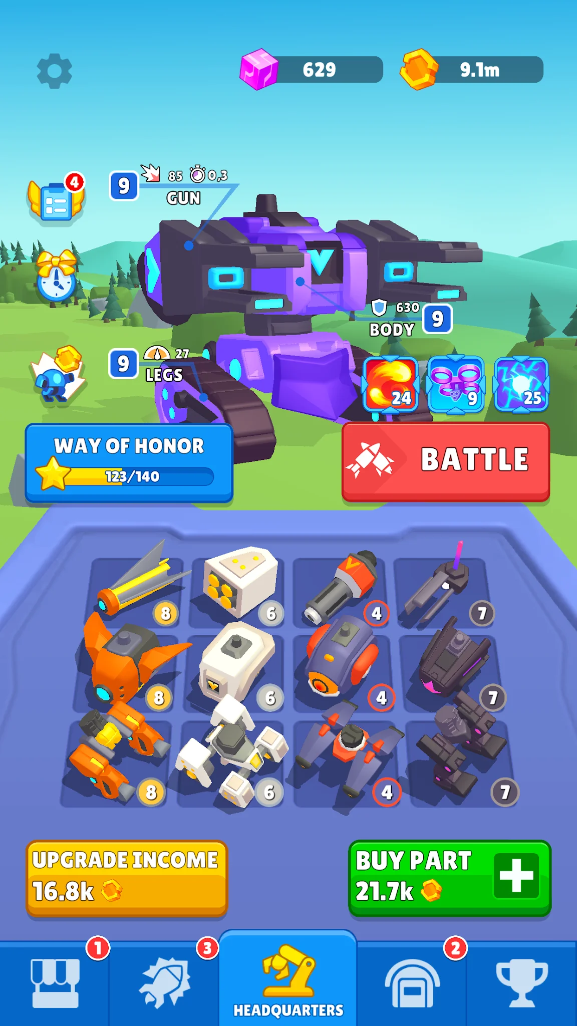 Скриншот Armored Robots 3