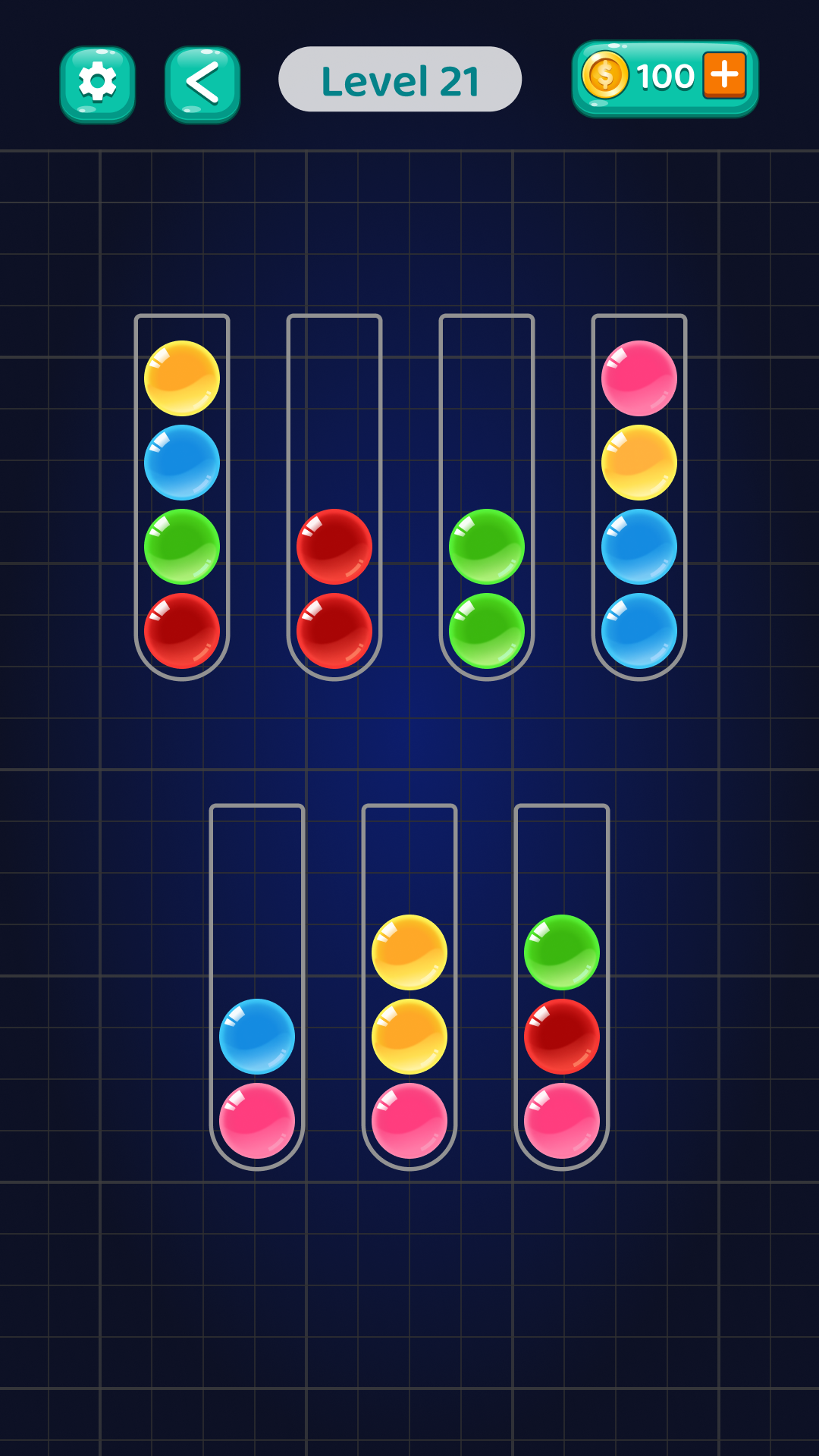 Ball Sort Puz képernyőkép 1