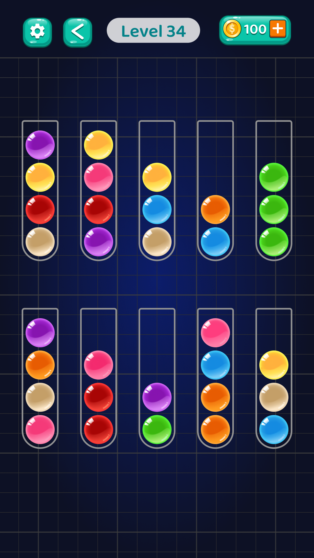 Ball Sort Puz képernyőkép 4