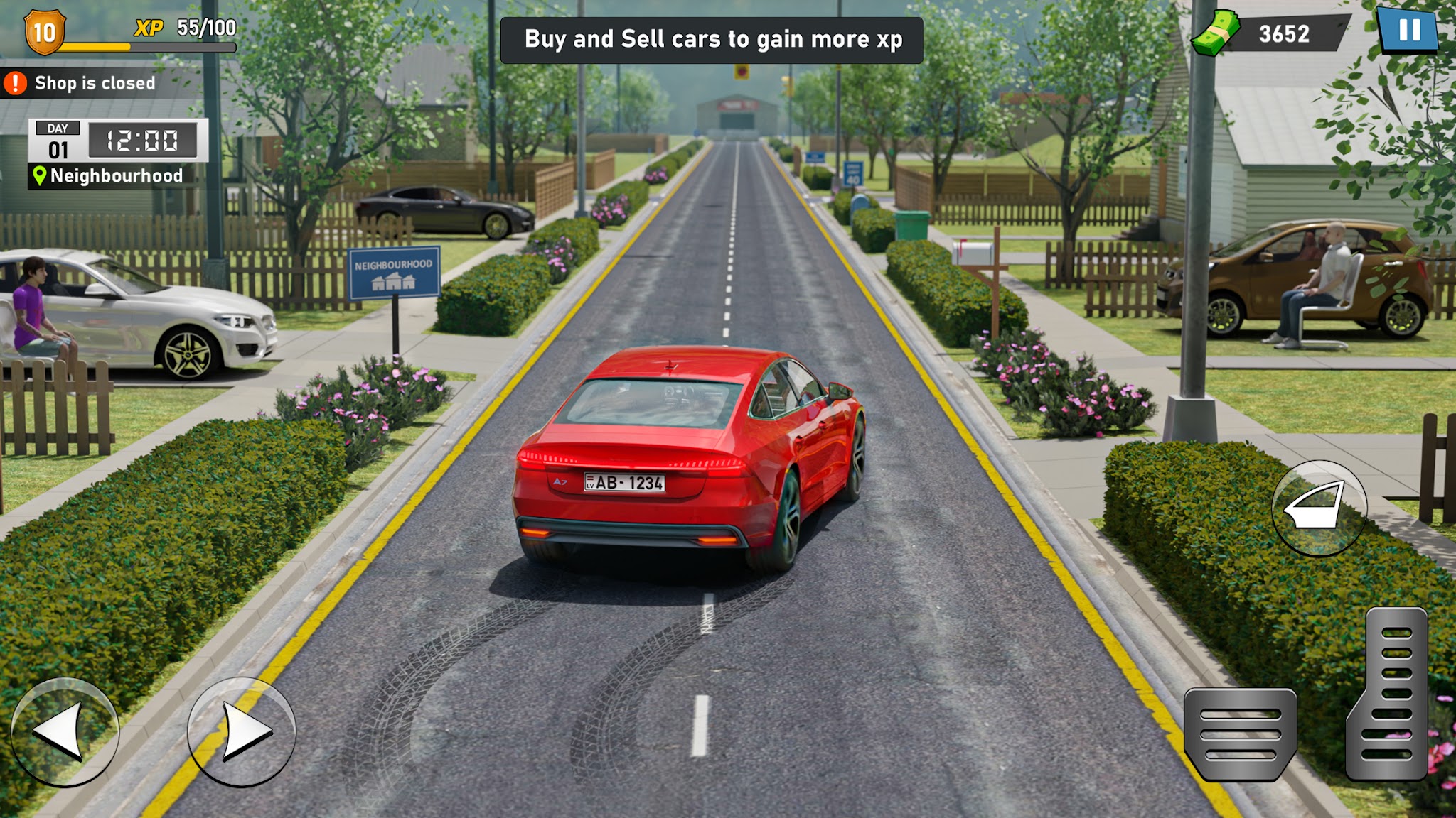 Tangkapan layar Game Bisnis Dealer Mobil 4