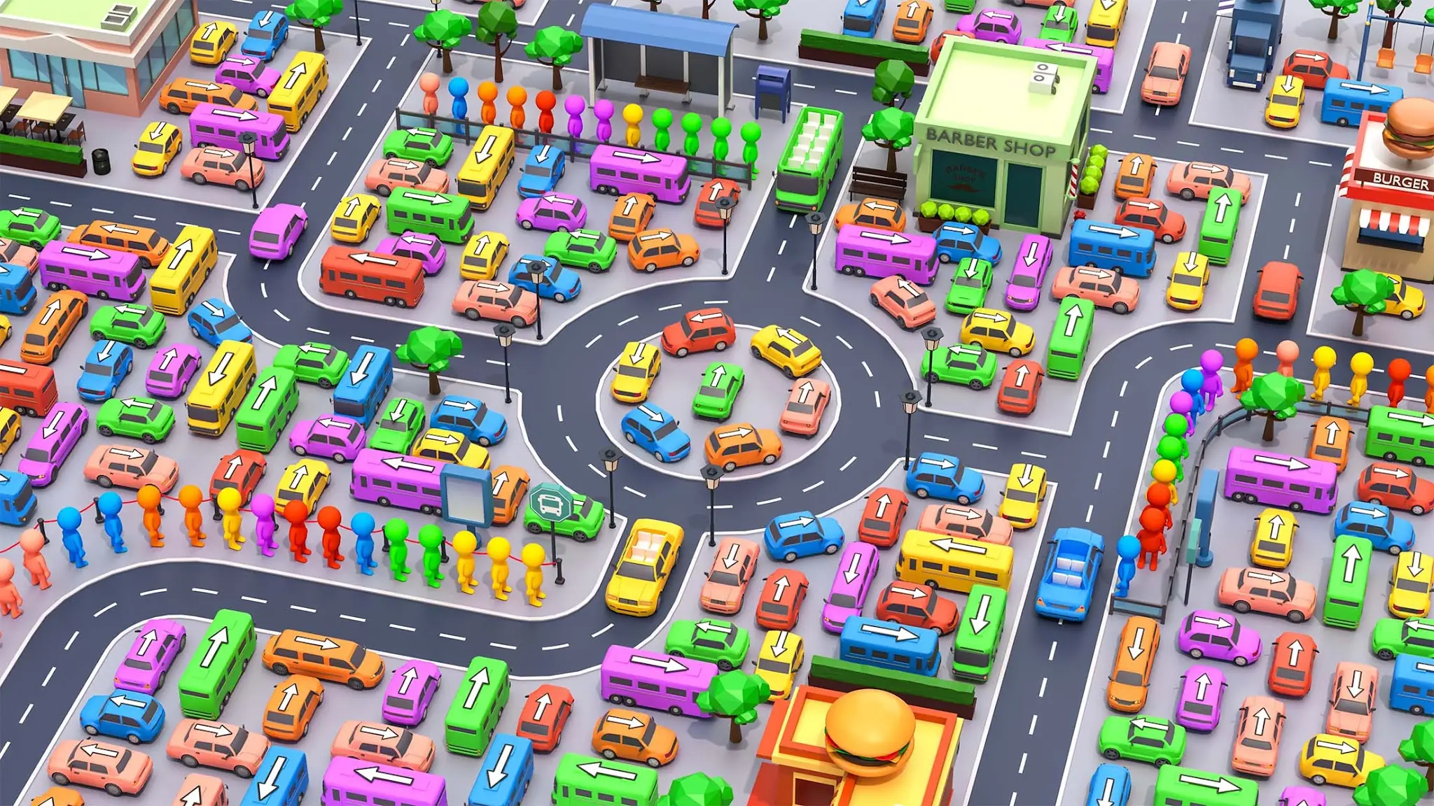 Captura de tela Car Jam Solver: Jogo do Ônibus 1