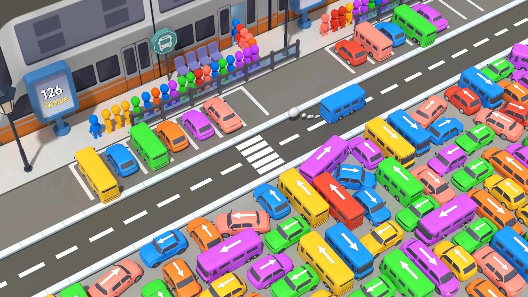 Captura de tela Car Jam Solver: Jogo do Ônibus 7