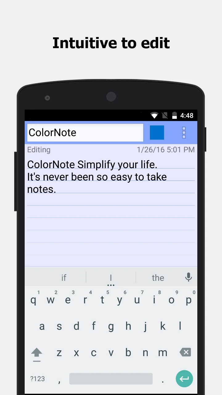 Скріншот ColorNote 3