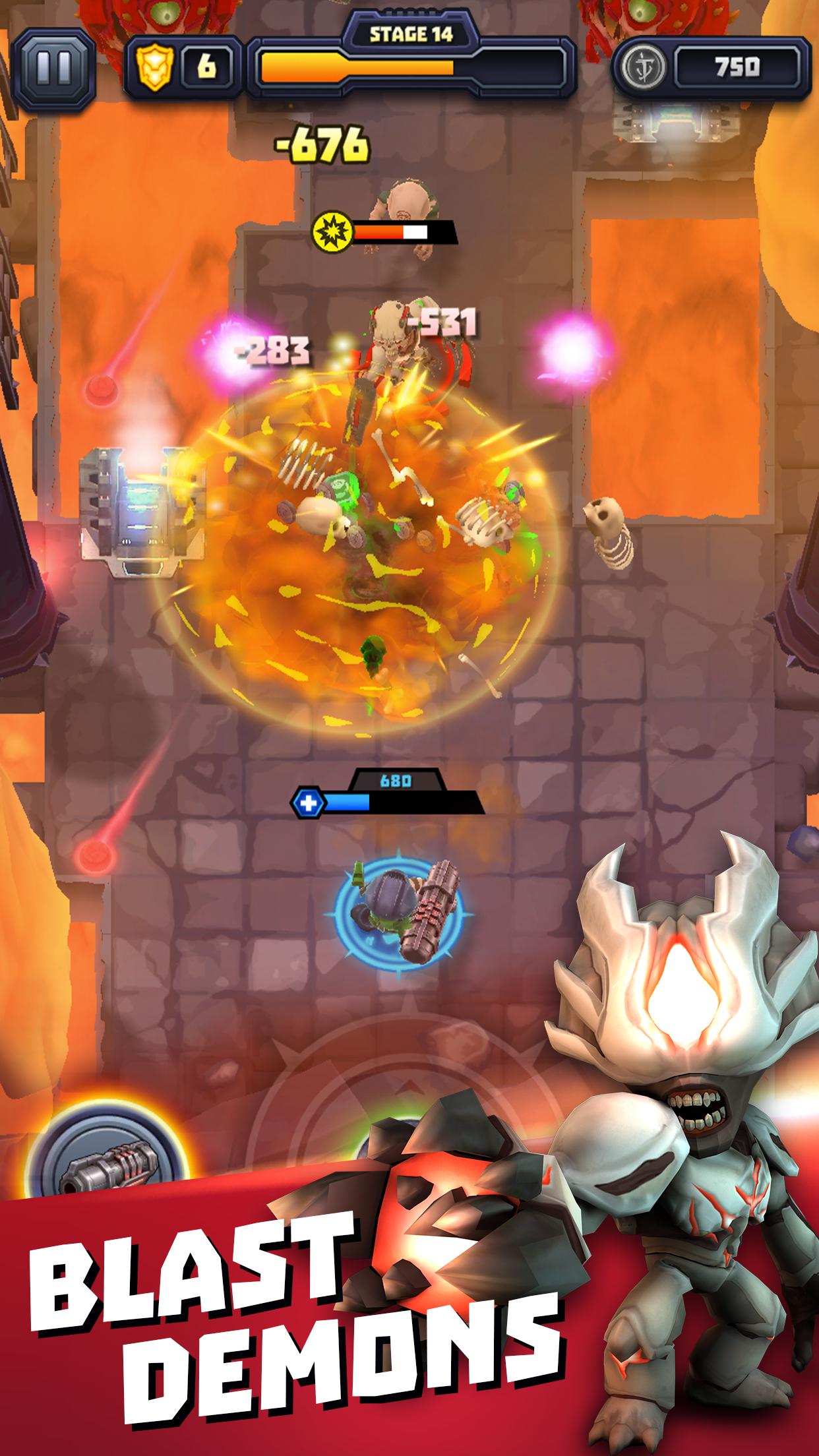Snímek obrazovky Mighty DOOM 4