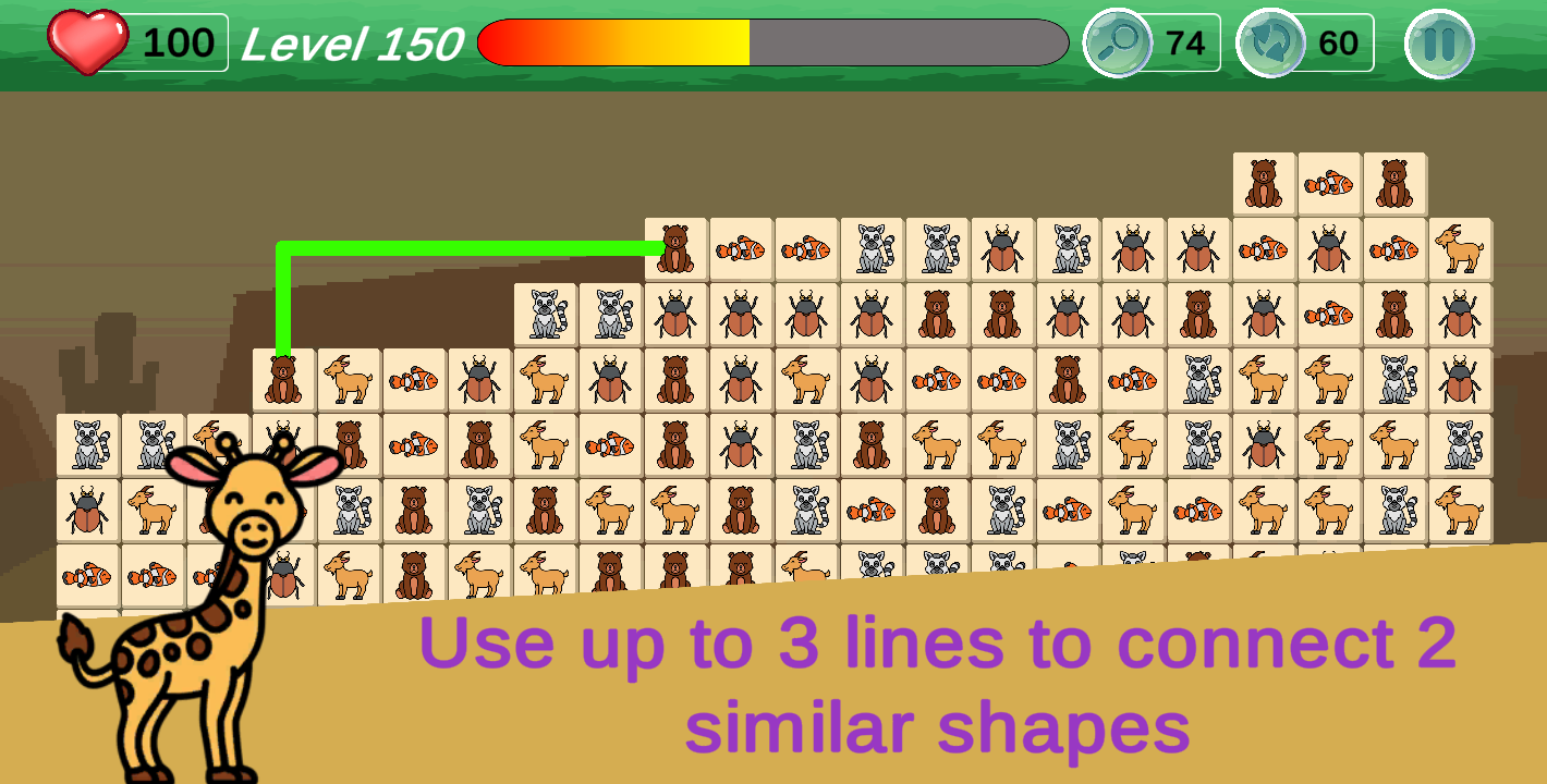 Snímek obrazovky Connect Animal Classic Travel 2