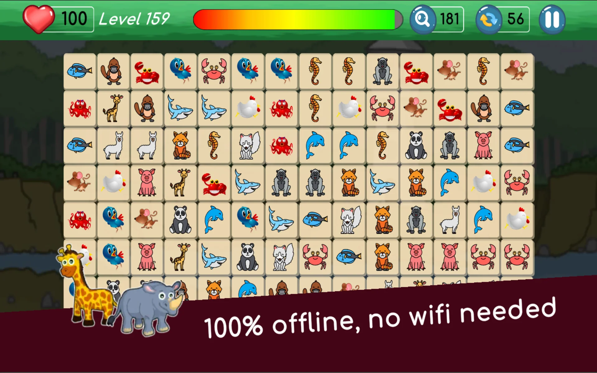 Snímek obrazovky Connect Animal Classic Travel 8