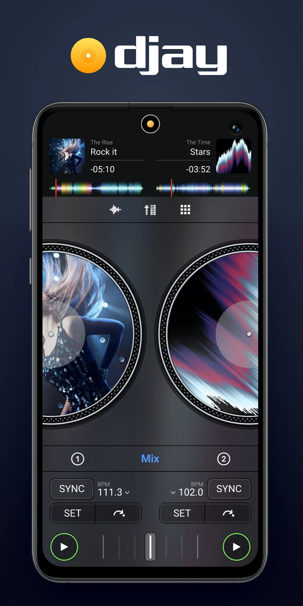djay - DJ App & AI Mixer képernyőkép 1