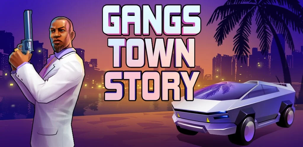 Gangs Town Story Spiel Titelbild für Android