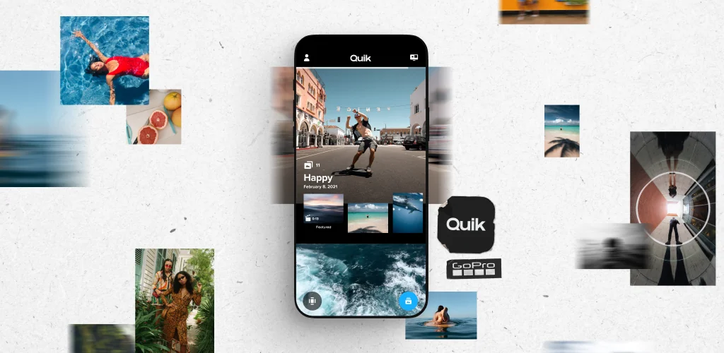 GoPro Quik: видео редактор приложение обложка для Android