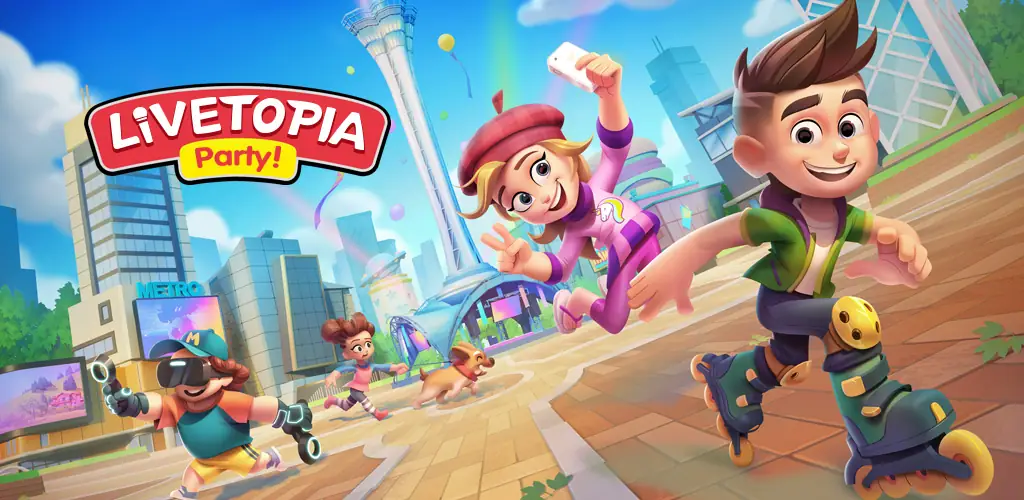 Livetopia: Party! Spiel Titelbild für Android