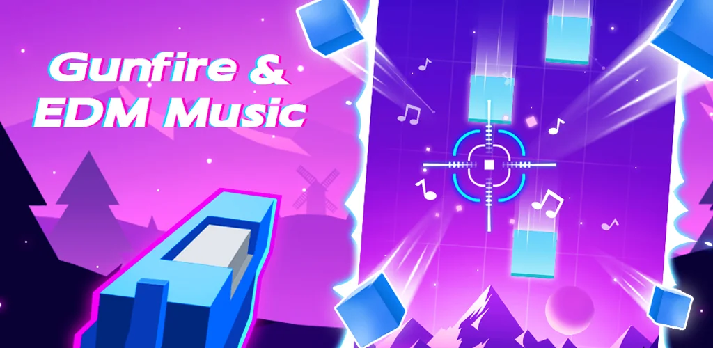 Огневой бит - Мusic и стрельба игра обложка для Android