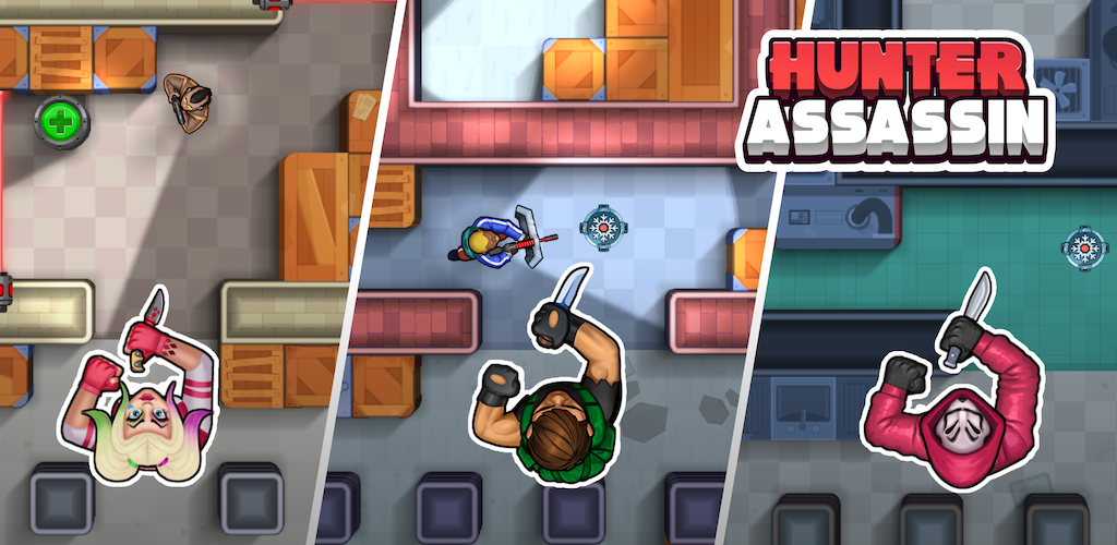 Seni muka depan Hunter Assassin