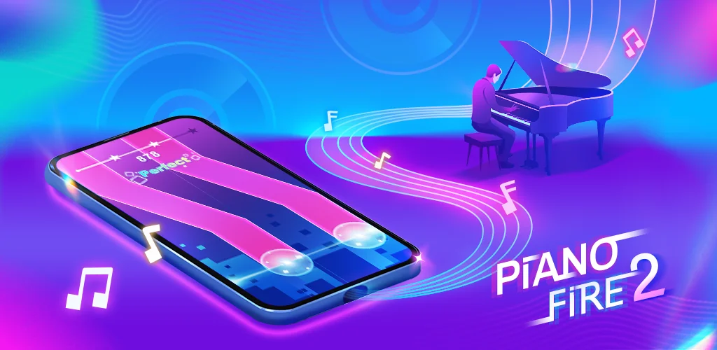 Piano Fire 2 játszma, meccs borítókép Androidhoz