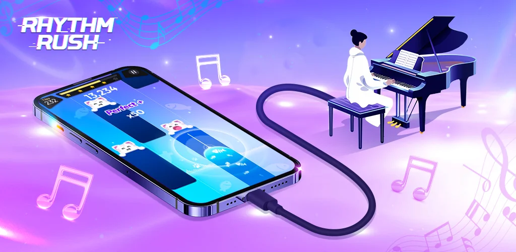Rhythm Rush hra obálka pro Android