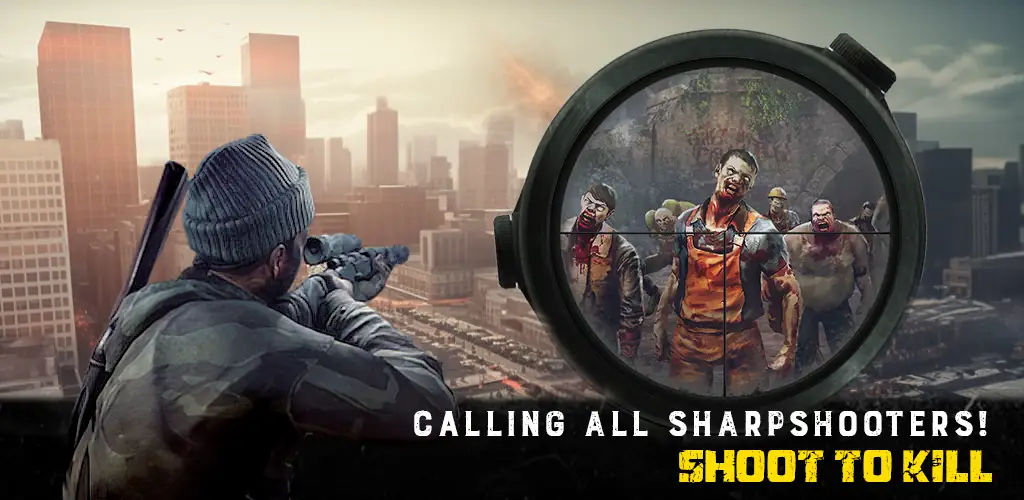 Sniper Zombie 3D gioco copertina per Android