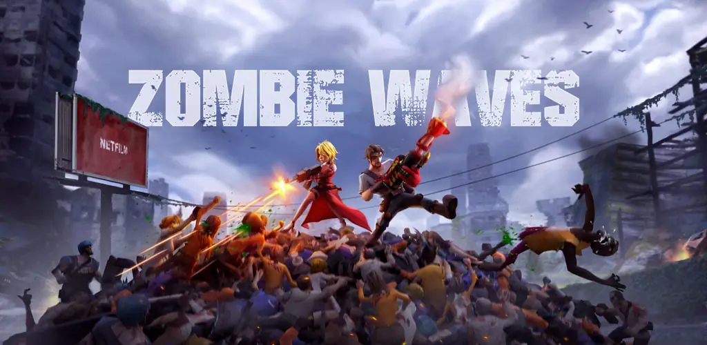 Zombie Waves Spiel Titelbild für Android