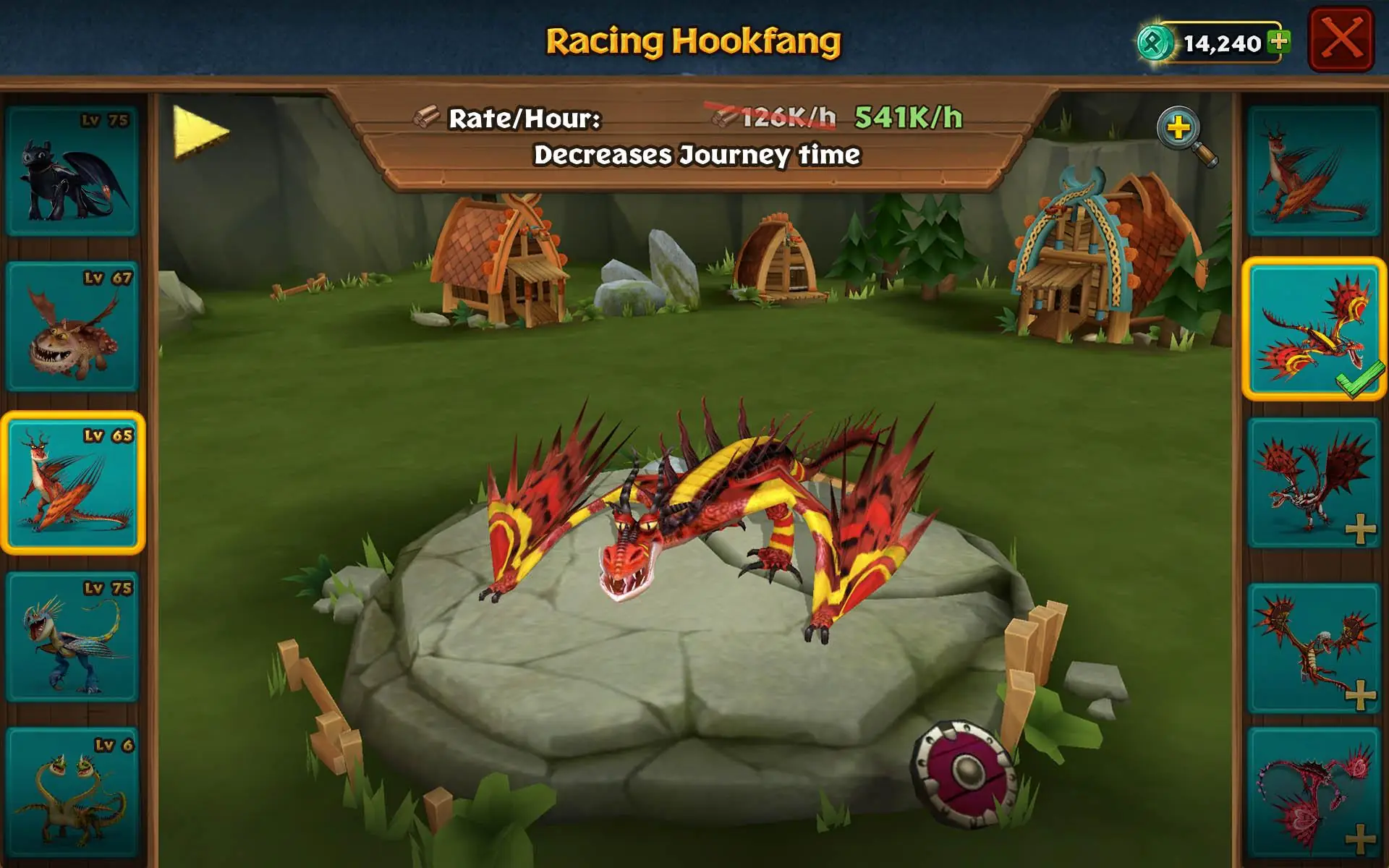 Snímek obrazovky Dragons: Rise of Berk 6