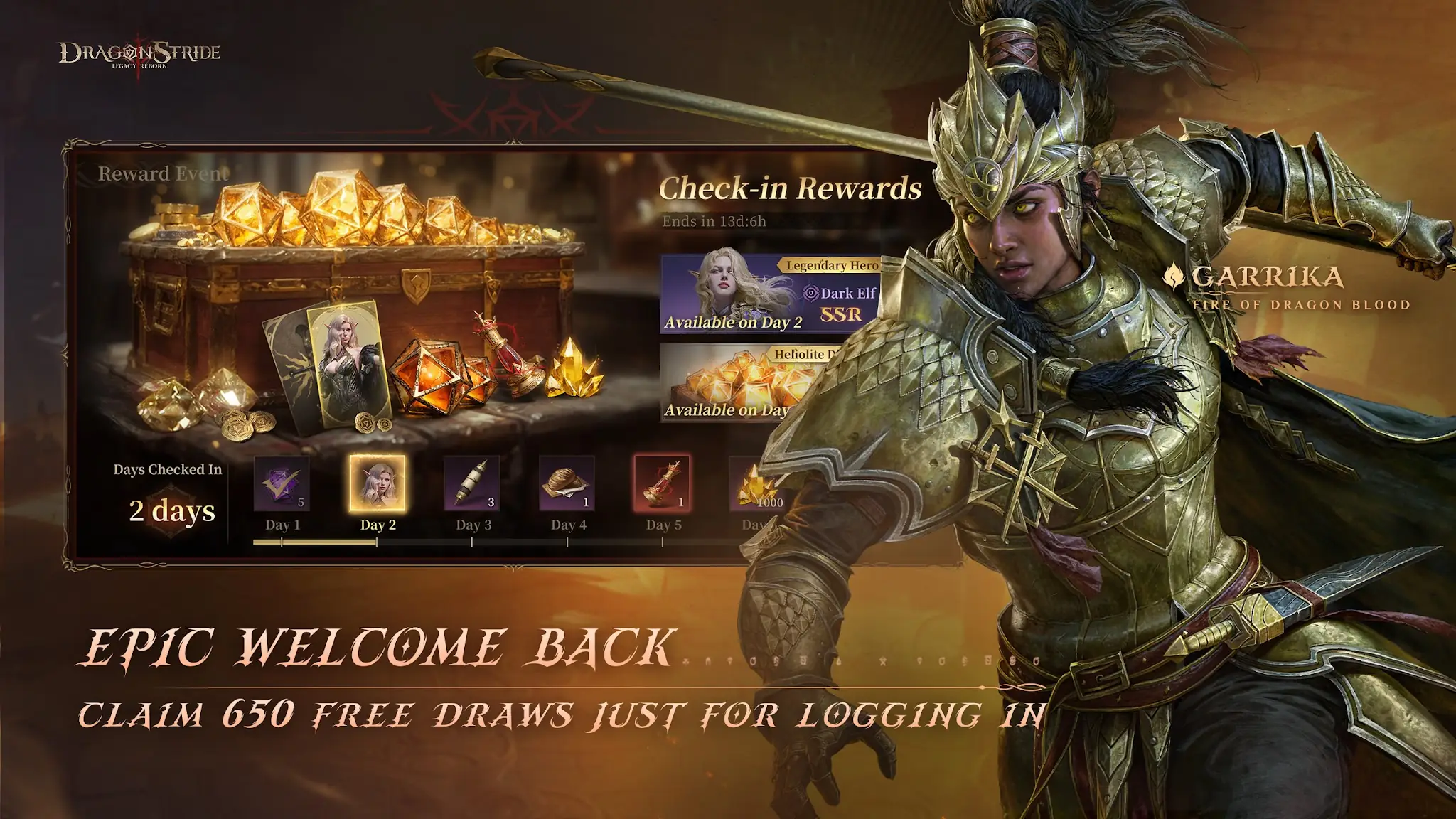 ภาพหน้าจอ Dragonheir: Silent Gods 2