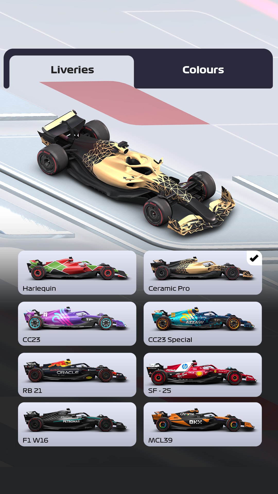 Ảnh chụp màn hình F1 Clash - Official 2024 Game 7