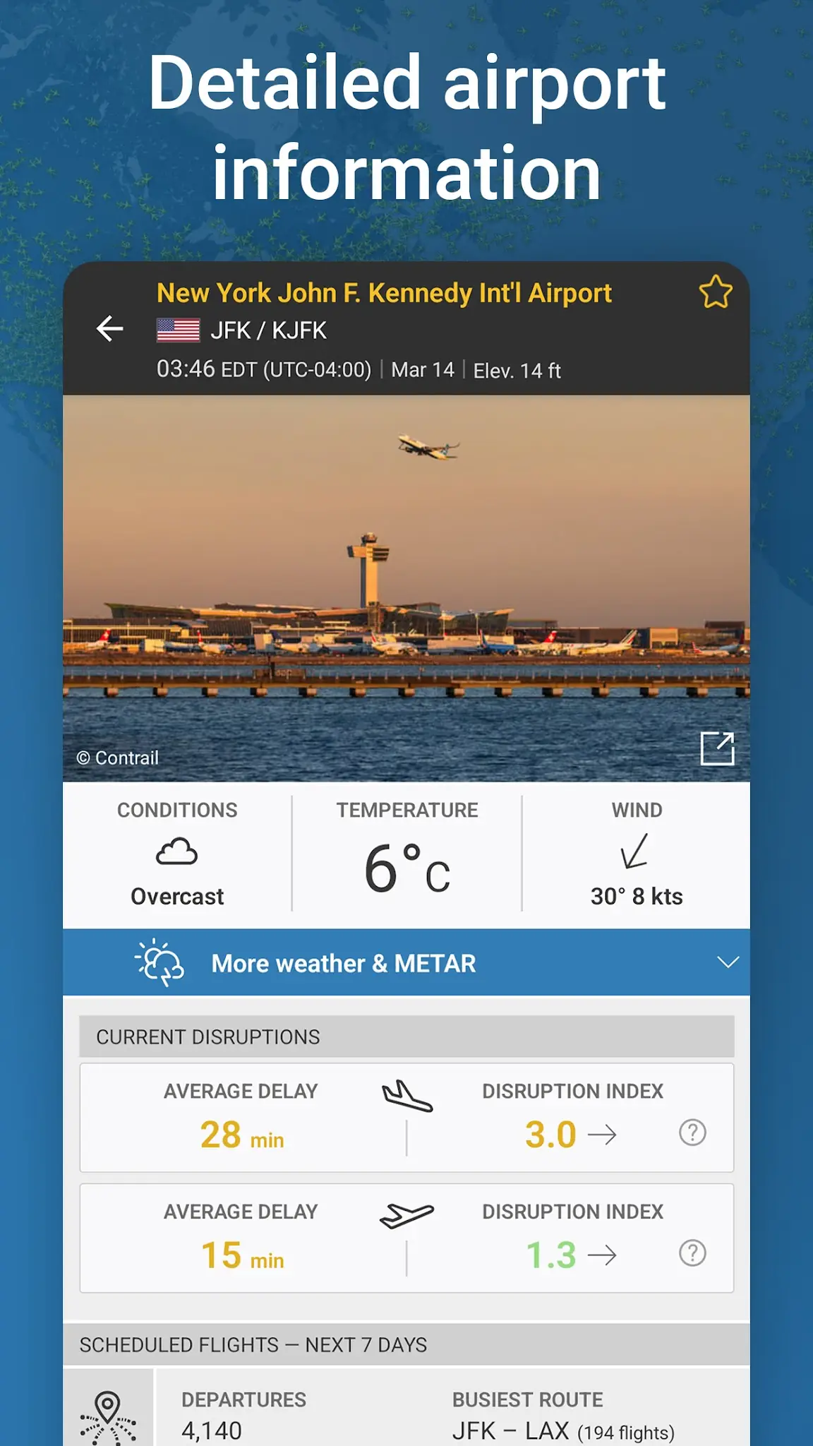 لقطة شاشة Flightradar24 %د