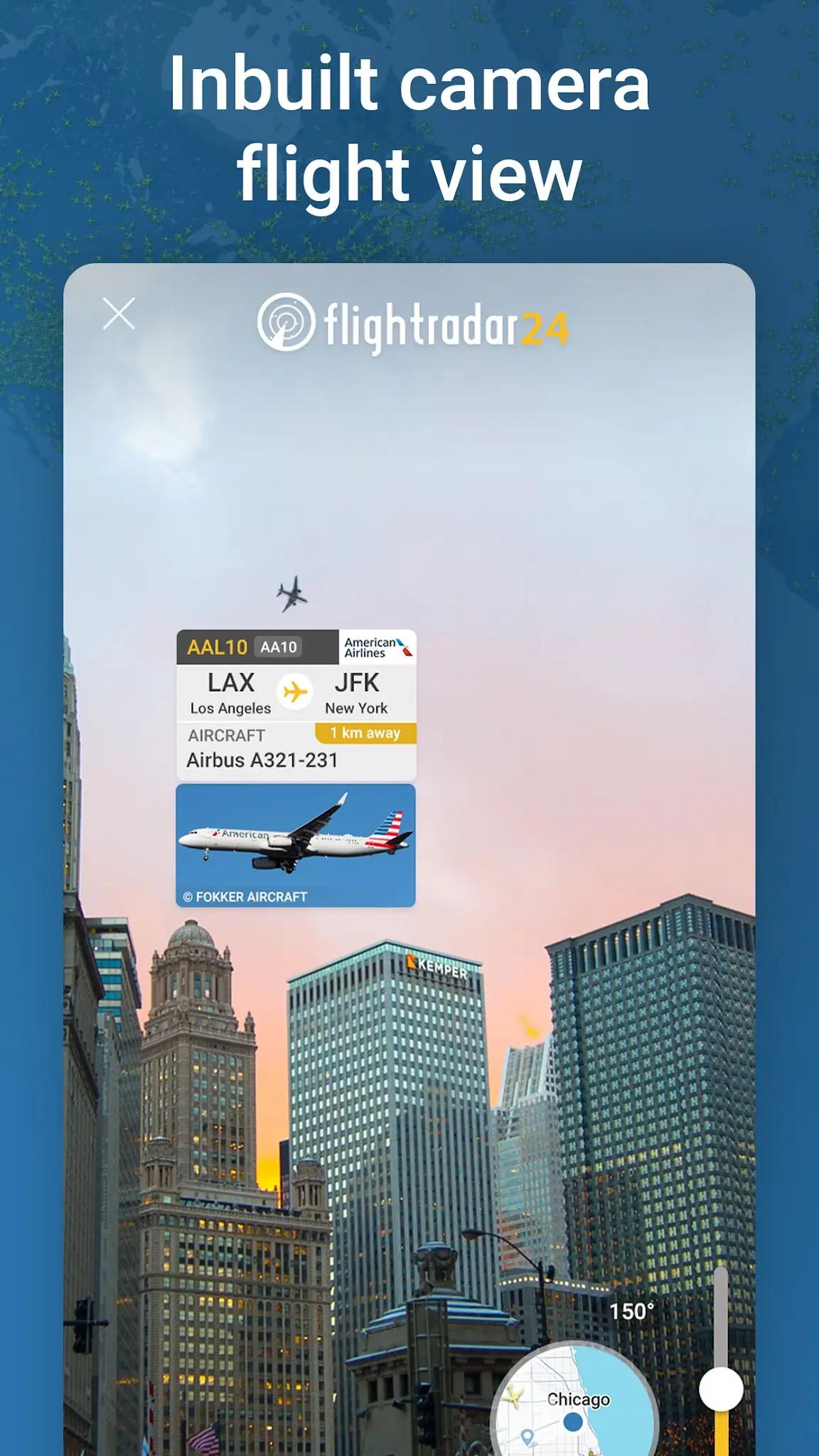 لقطة شاشة Flightradar24 %د