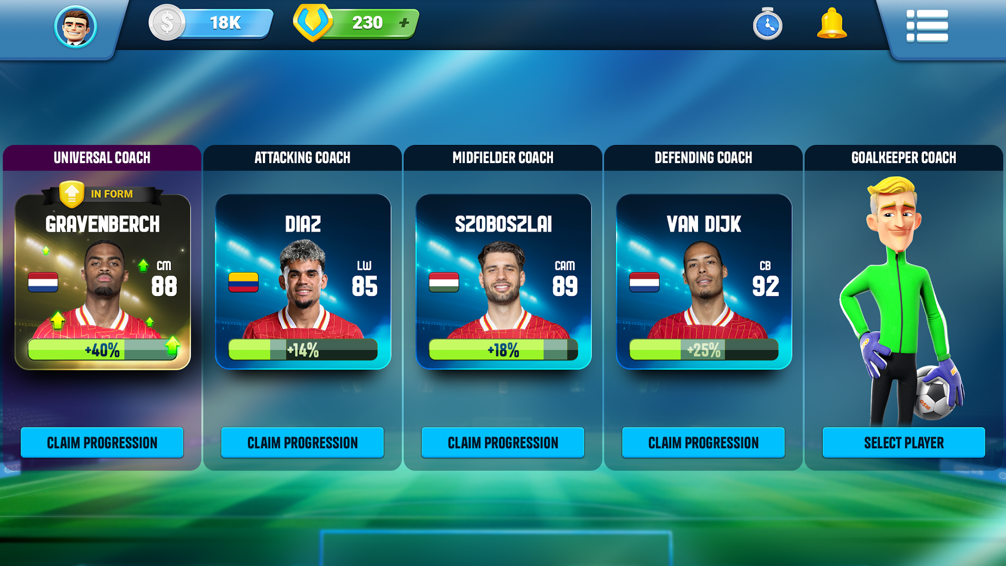 Ekran Görüntüsü Online Soccer Manager 23/24 5