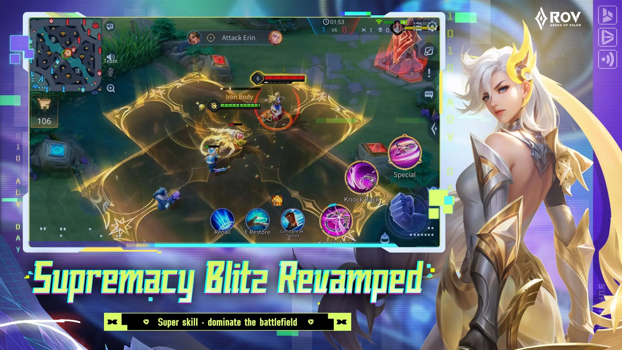 Ekran Görüntüsü Garena RoV: The Mildar's Rise 5