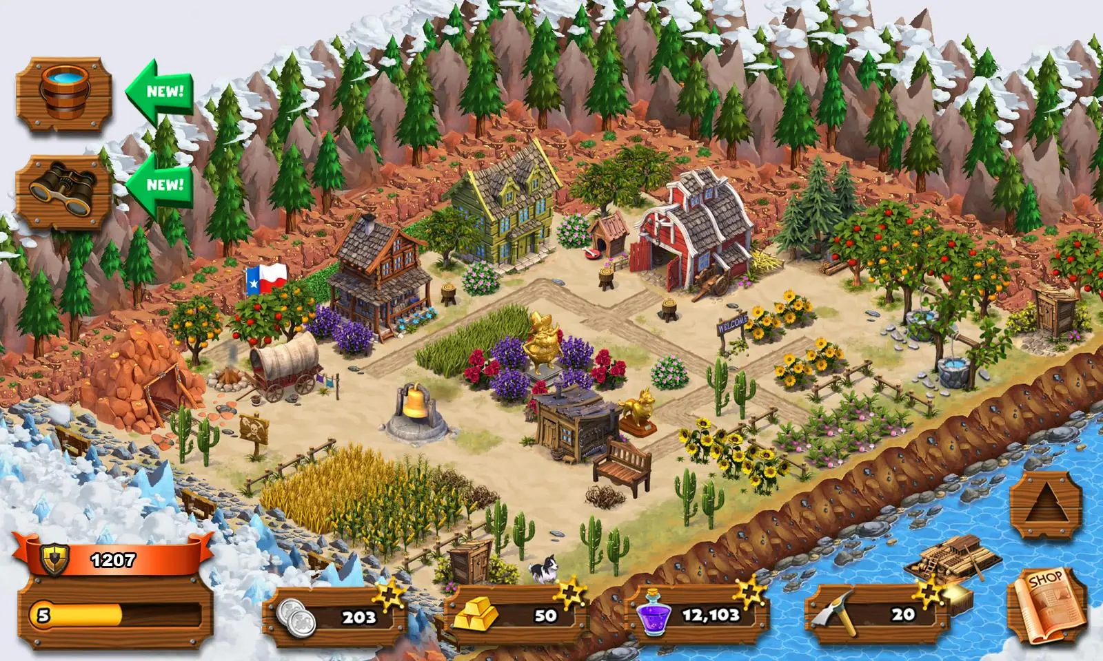 Screenshot Goldrush: Westward Settlers! 1