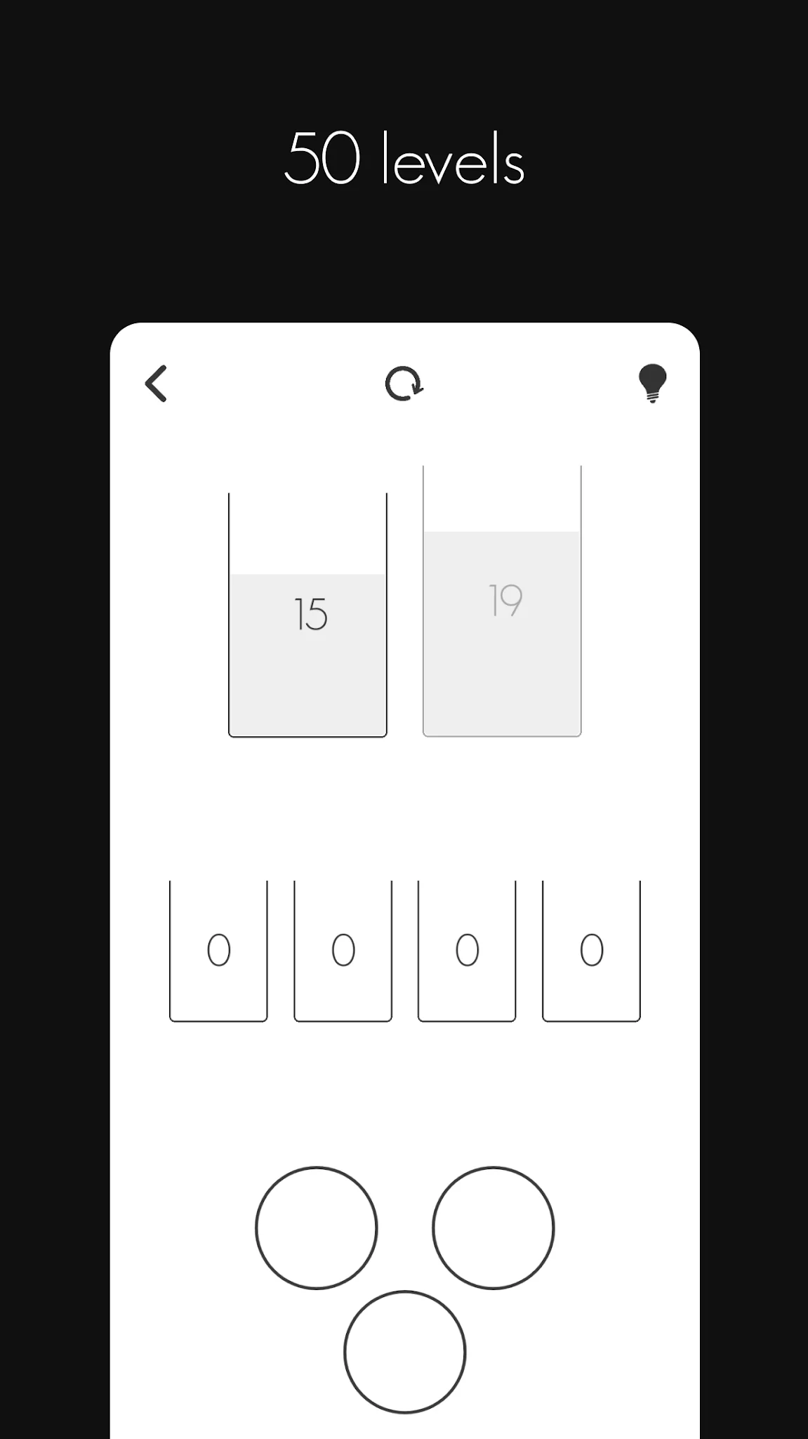 Captura de tela here - a puzzle game 3