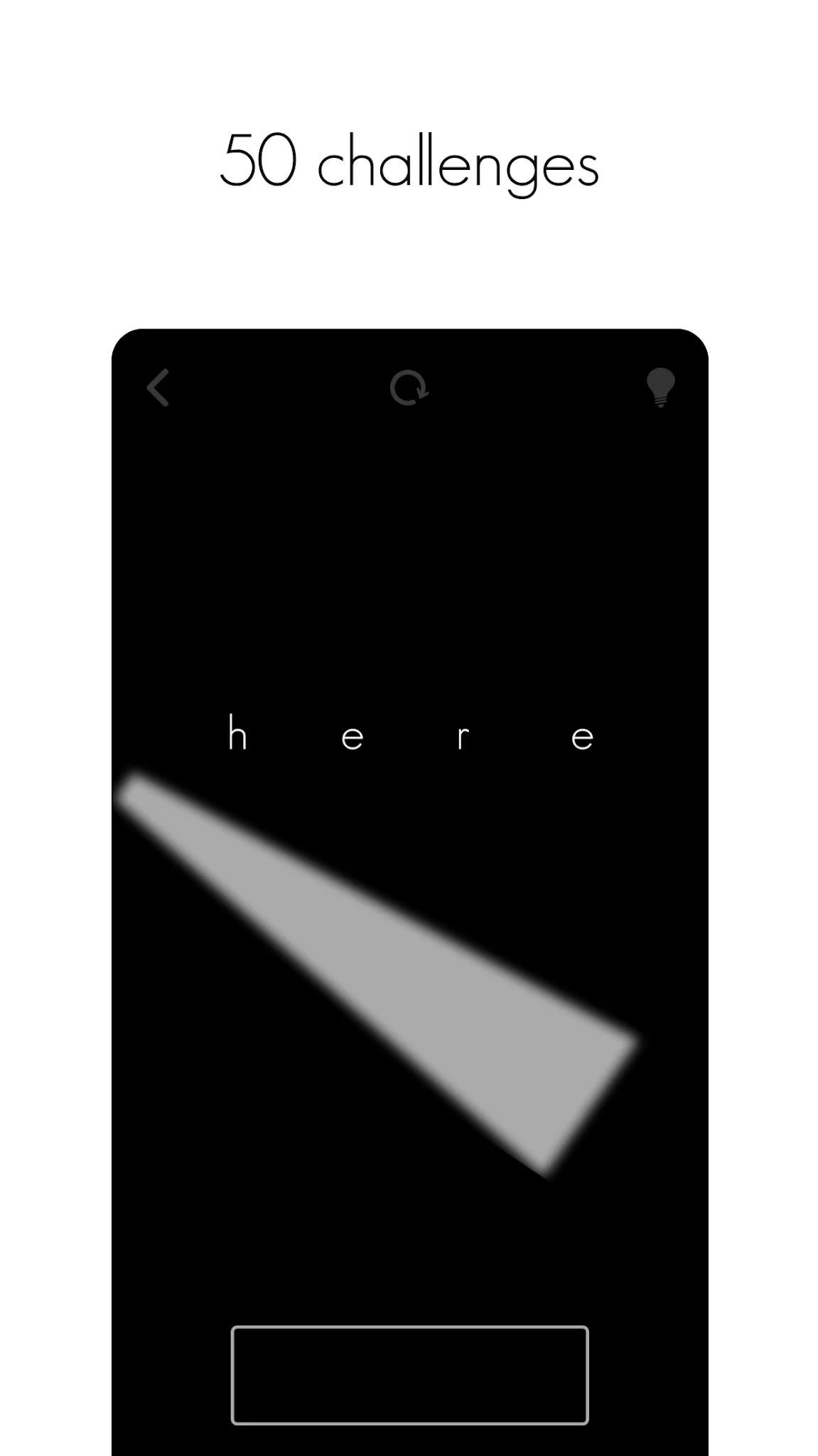 Captura de tela here - a puzzle game 4
