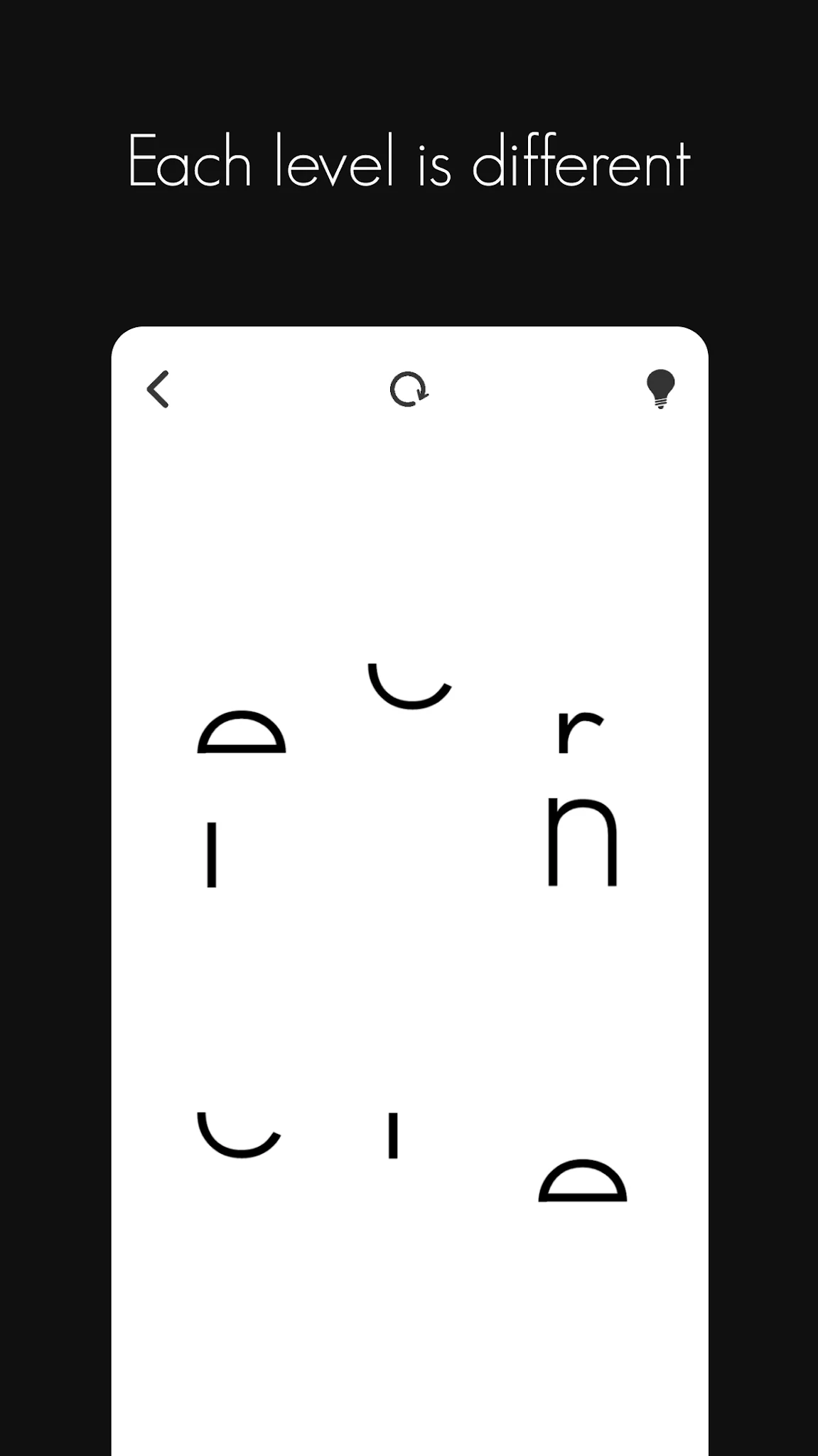 Captura de tela here - a puzzle game 5