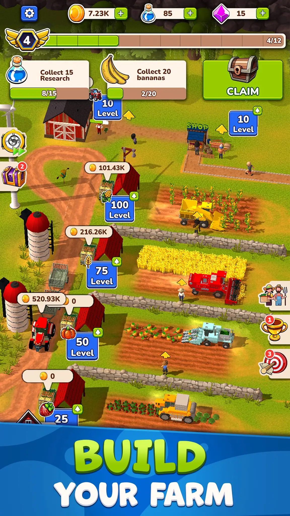 Ekran Görüntüsü Idle Farm 2