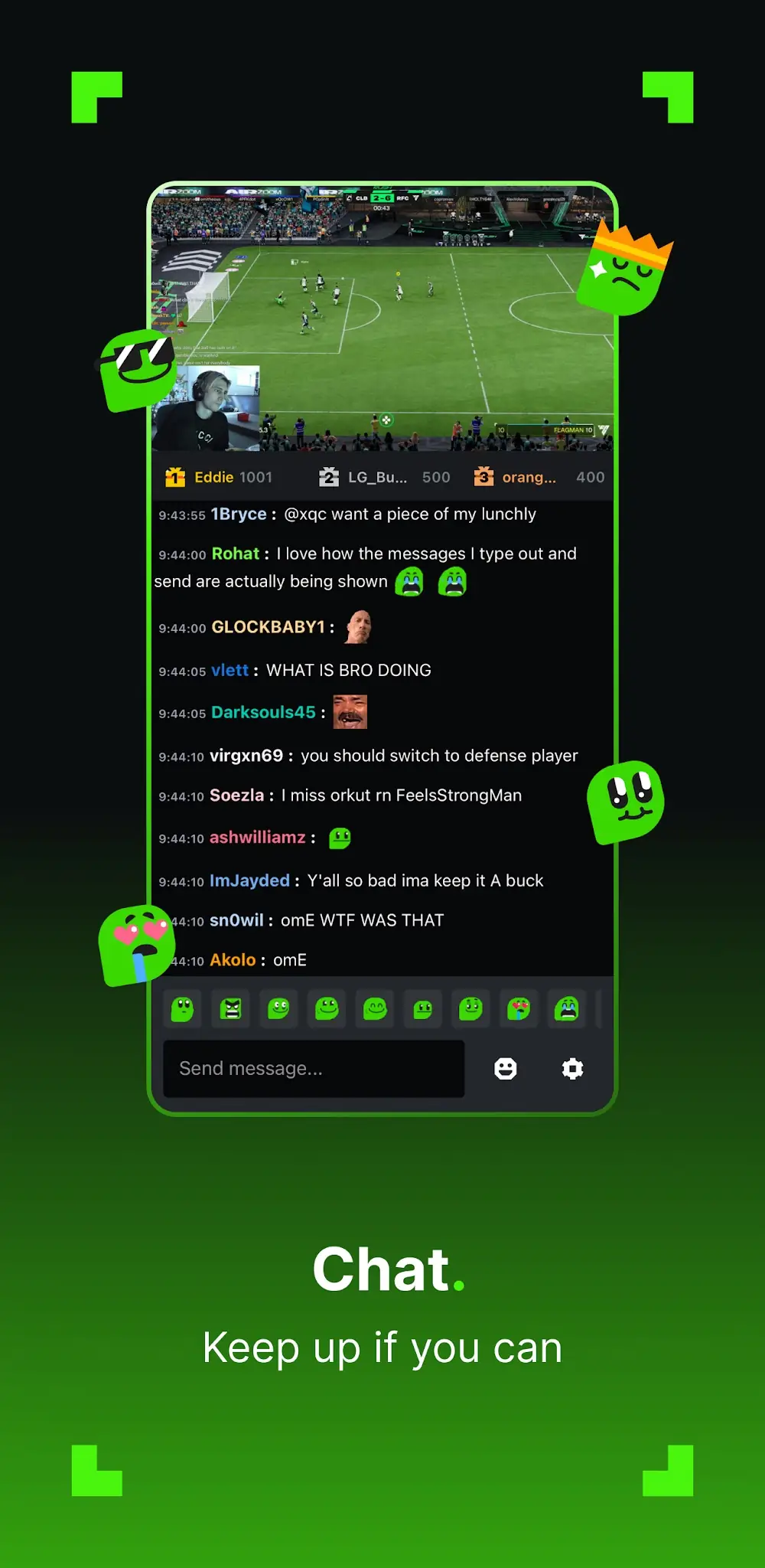 Tangkapan layar KICK: Live Streaming 3