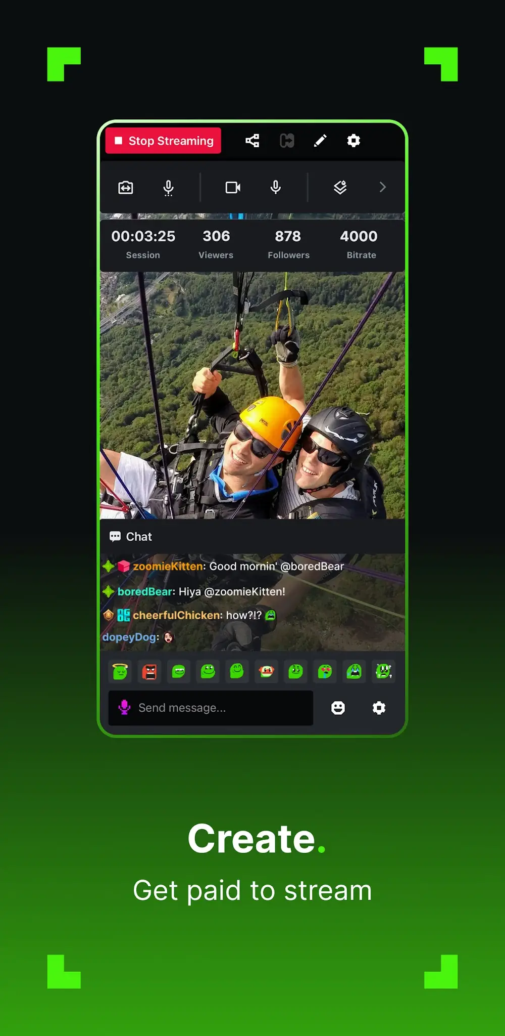 Tangkapan layar KICK: Live Streaming 4
