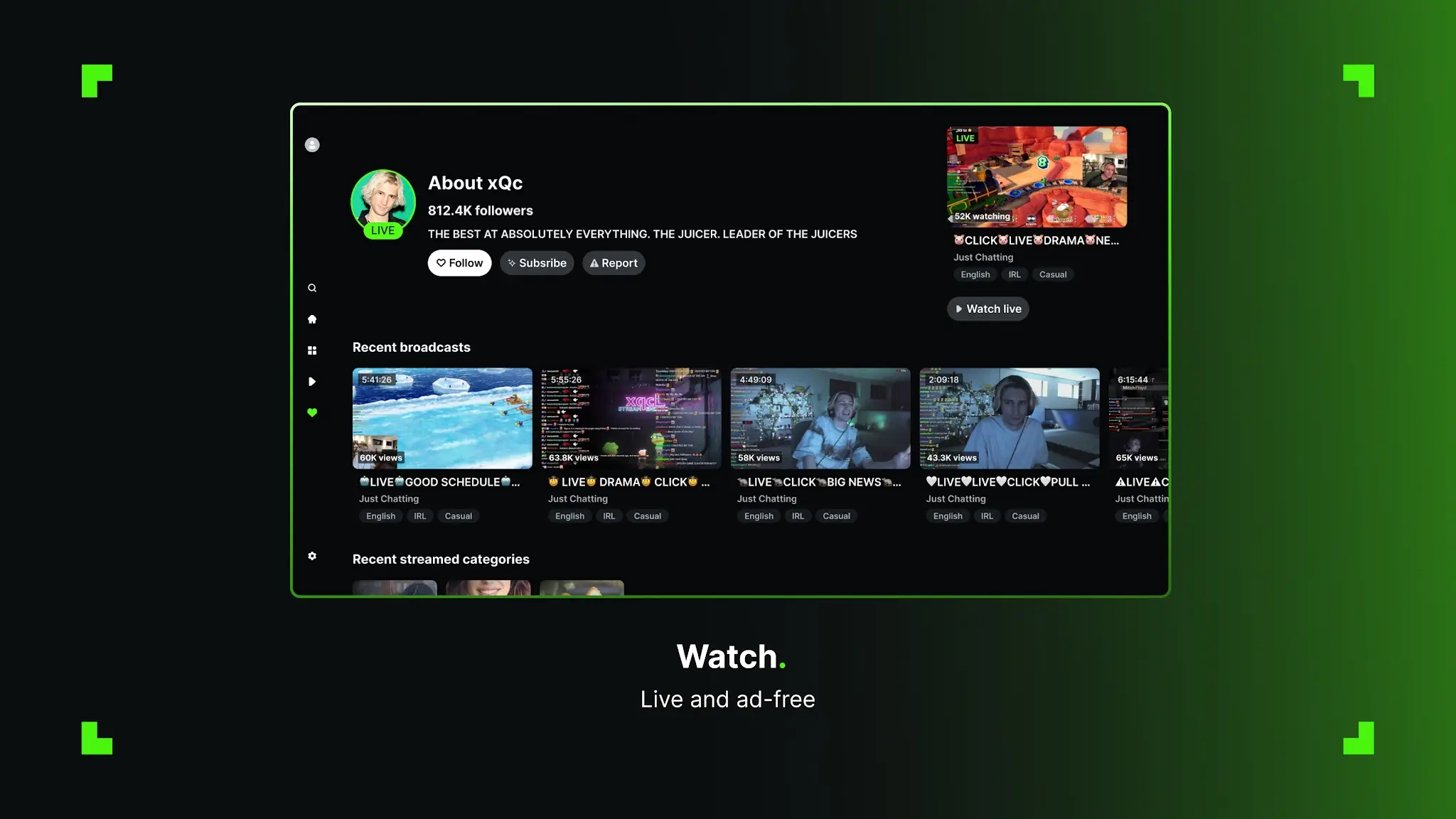 Tangkapan layar KICK: Live Streaming 7