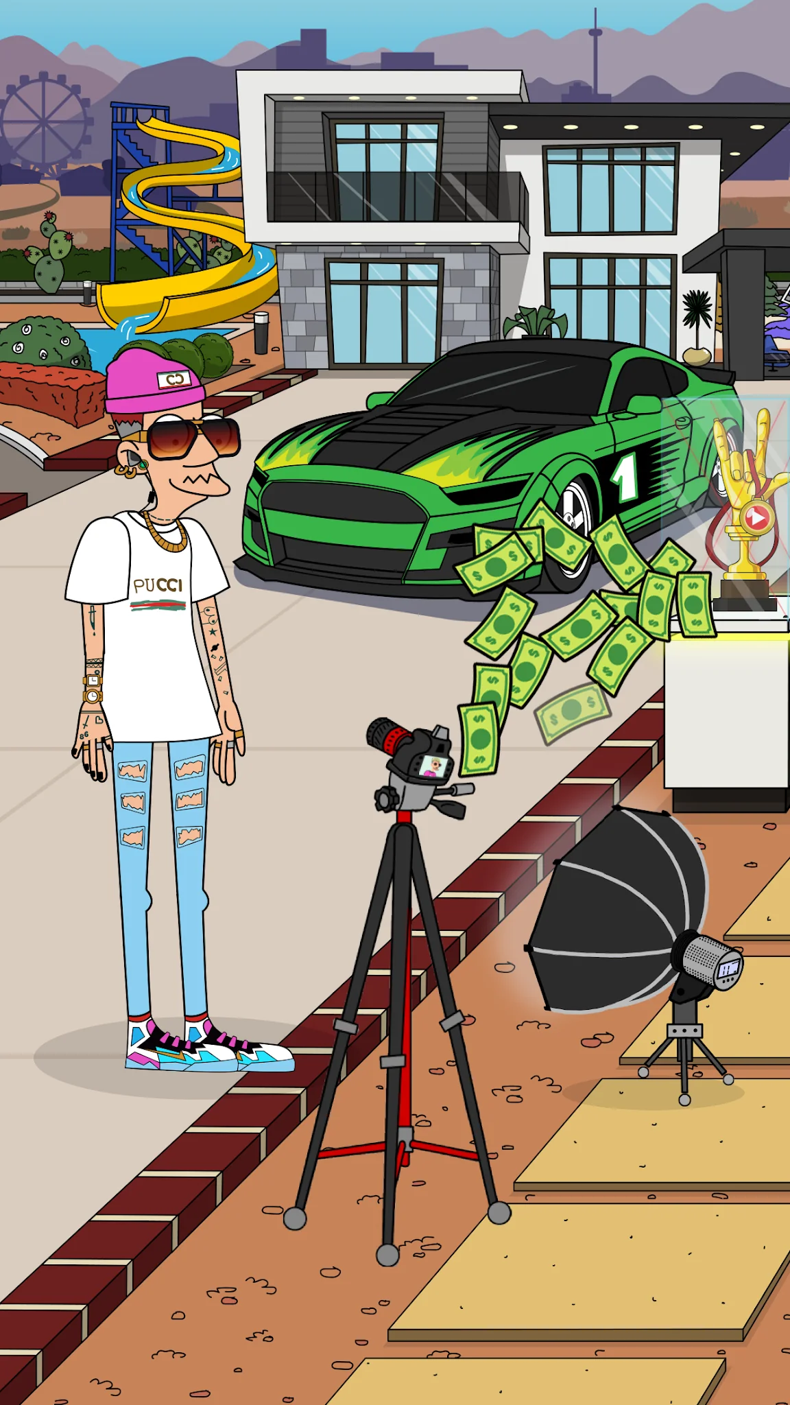 Ảnh chụp màn hình Lamar - Idle Vlogger 2