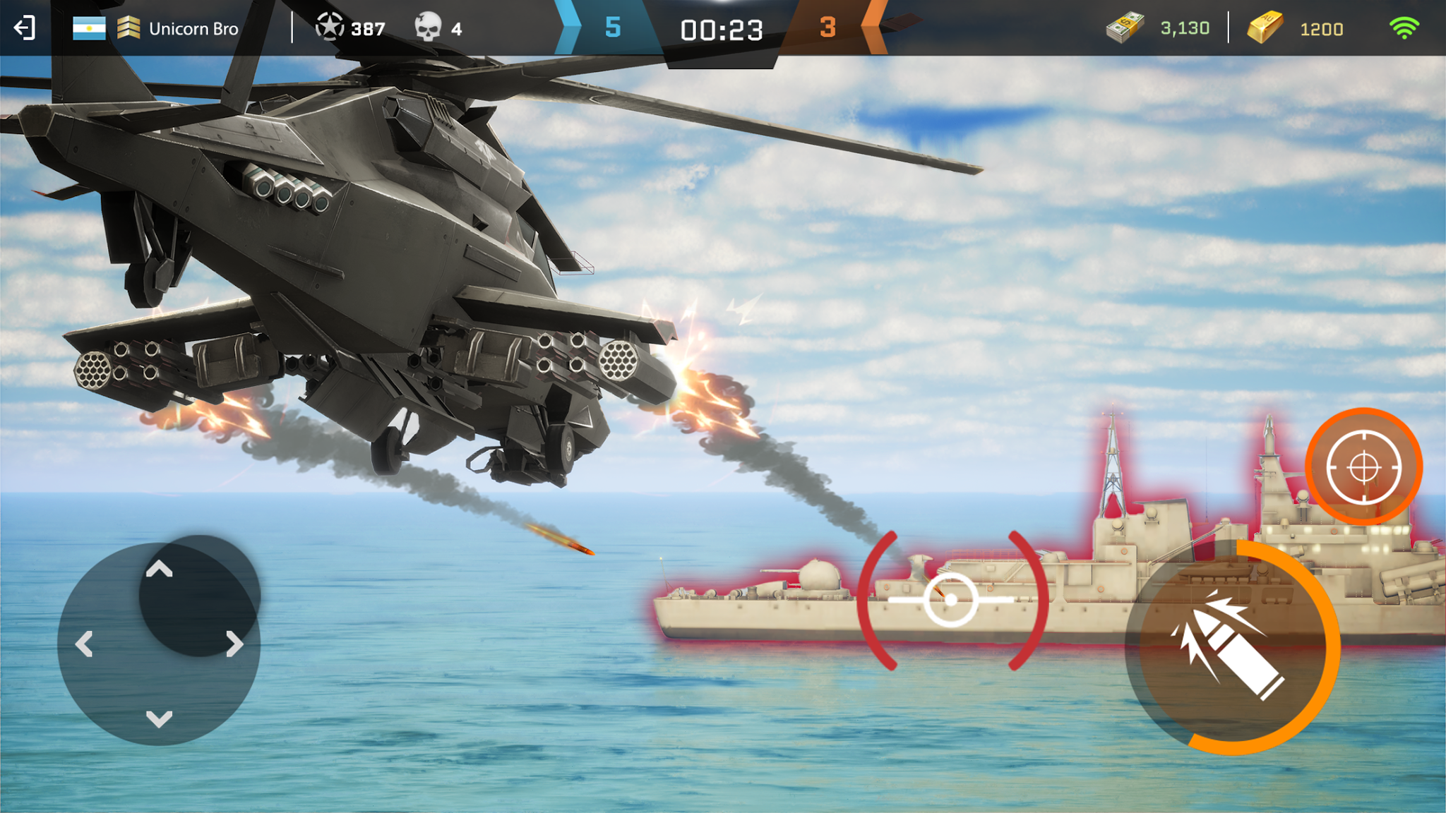 스크린샷 Massive Warfare: 탱크와 헬리콥터 게임 5
