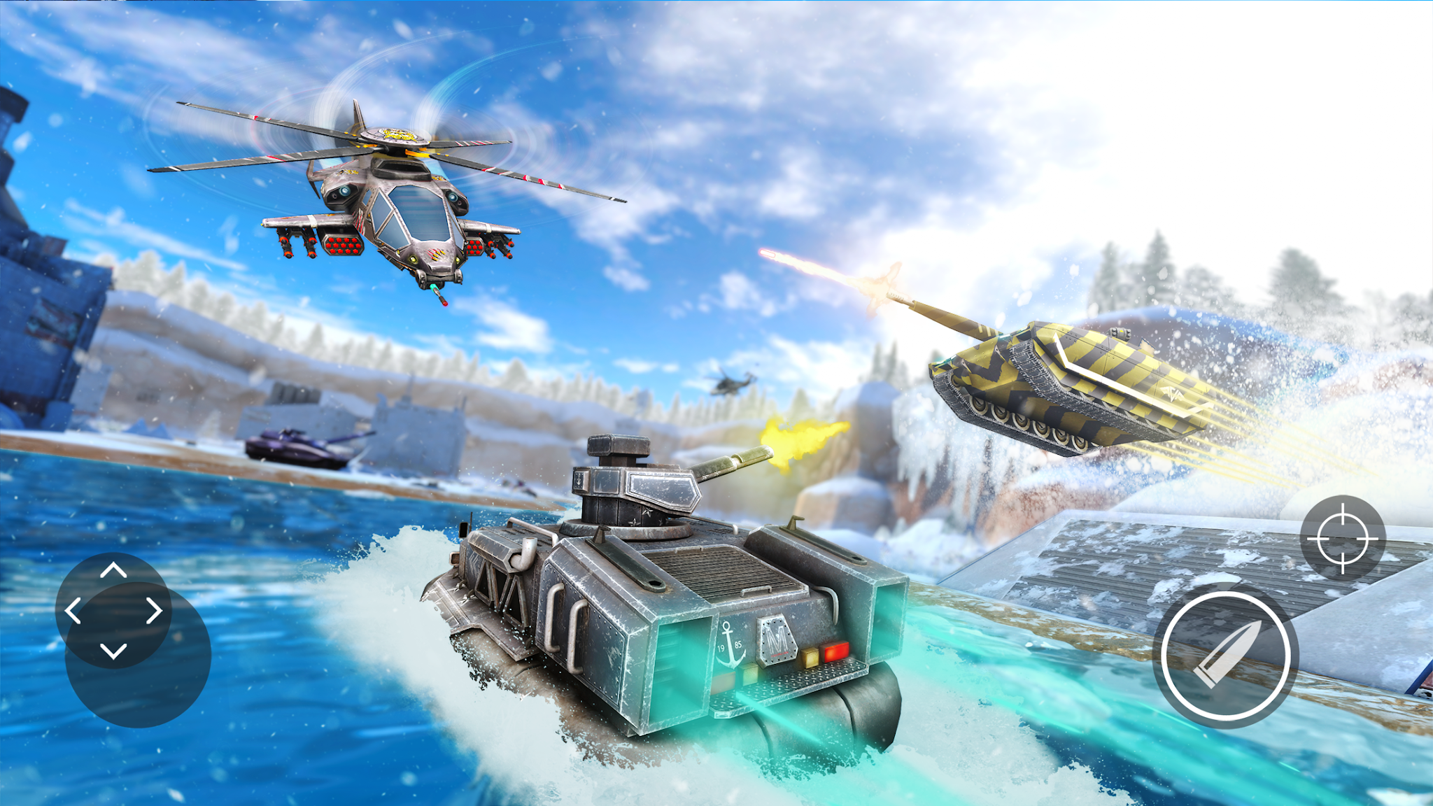 스크린샷 Massive Warfare: 탱크와 헬리콥터 게임 6