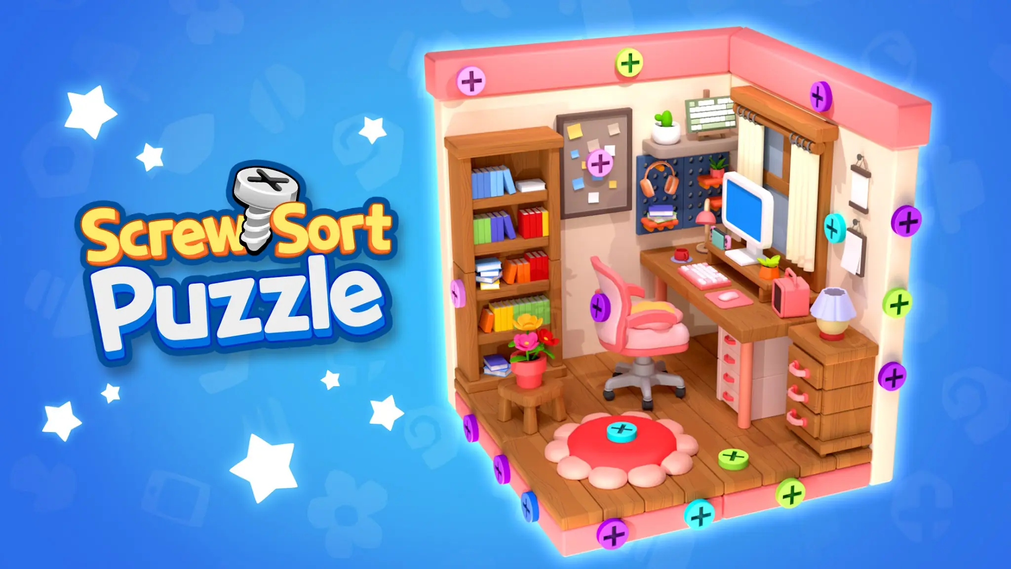 Tangkapan layar Screw Sort Puzzle: Sekrup 3D 2