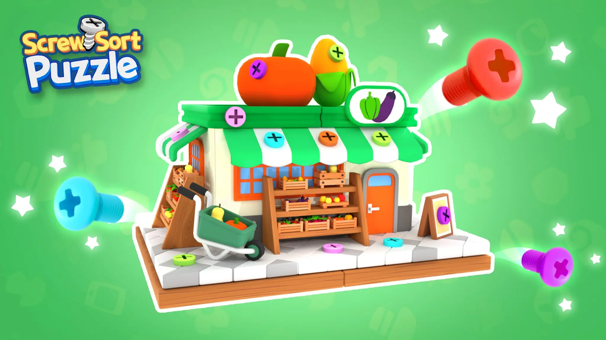 Tangkapan layar Screw Sort Puzzle: Sekrup 3D 3
