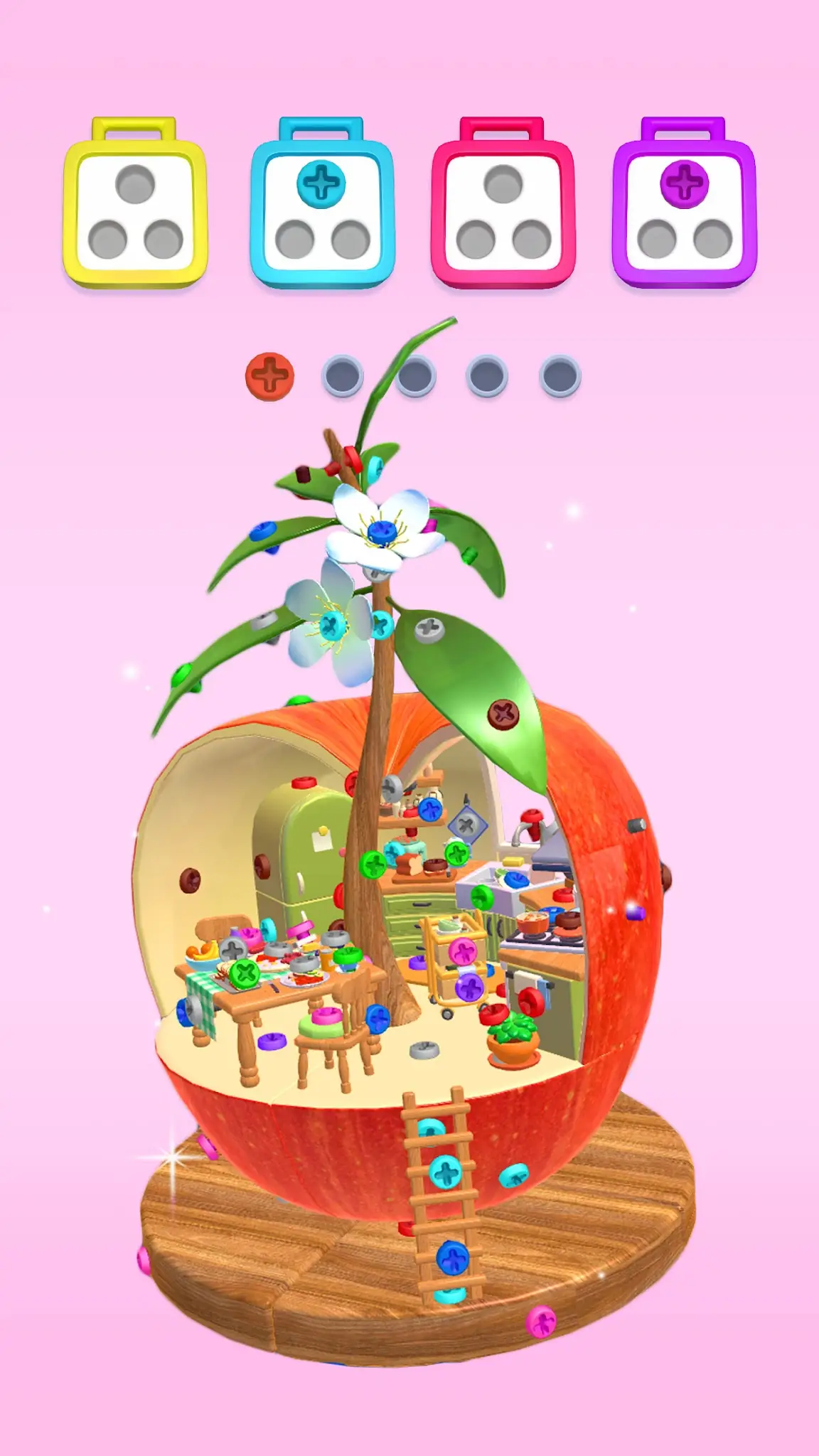 Tangkapan layar Screw Sort Puzzle: Sekrup 3D 5