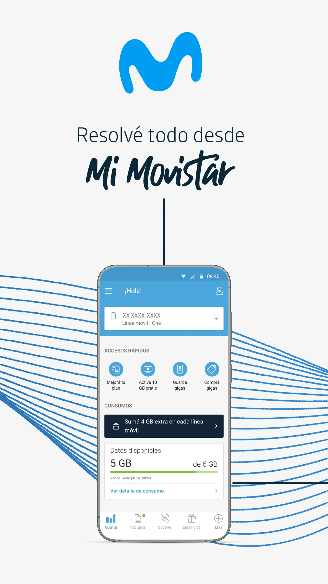 Capture d'écran Mi Movistar 1